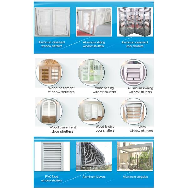 Wooden Shutter Outdoor Blind Window For Windows White Window Shutters Exterior Horizontal Louver Window