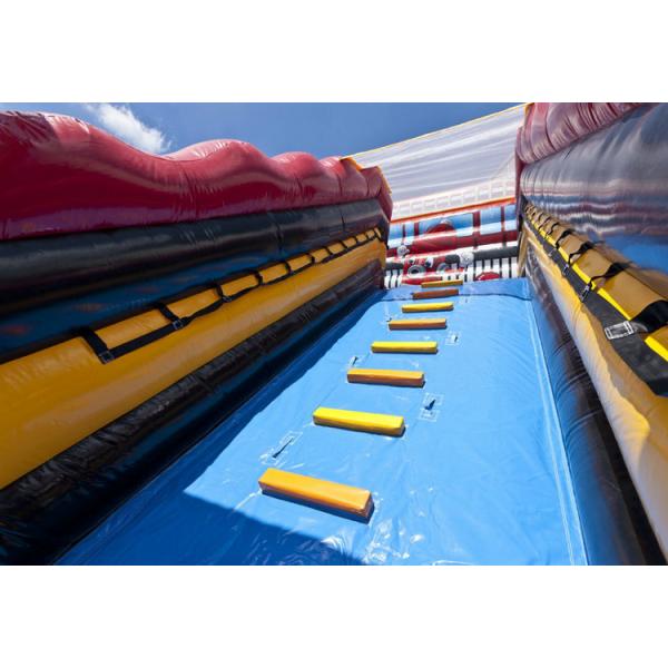 Firetruck World Slide Theme Large Inflatable Slide With Digital Printing