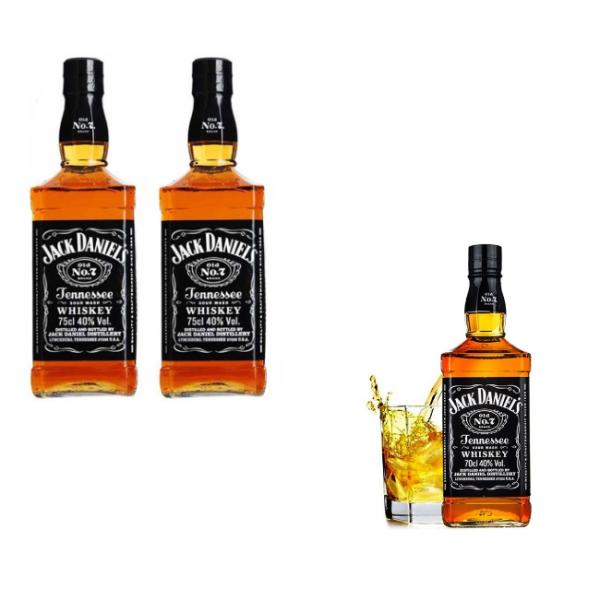 700ml Jack Daniel'S 24 Oz Beverage Glass Bottle Whisky Drinks Packaging
