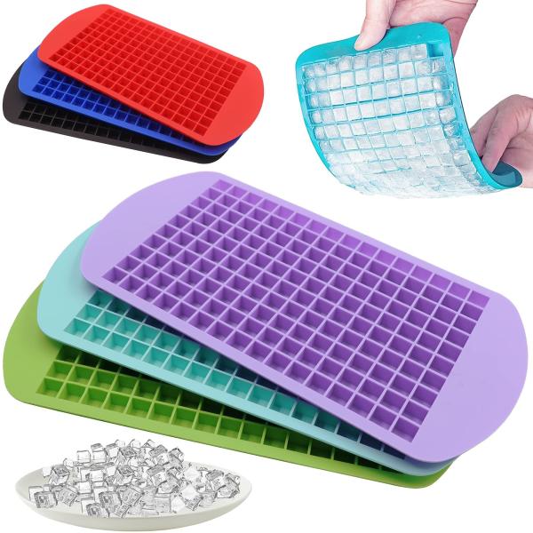 Quality Food Grade Lce Cube Tray With Lid And Bin For Freezer BPA Free Silicone Ice Cube Trays Molds for sale