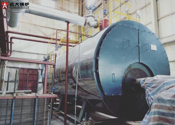Quality 10 Bar Gas Fired Steam Boiler Fire Tube Boiler Automatic Running High Heat Efficiency for sale