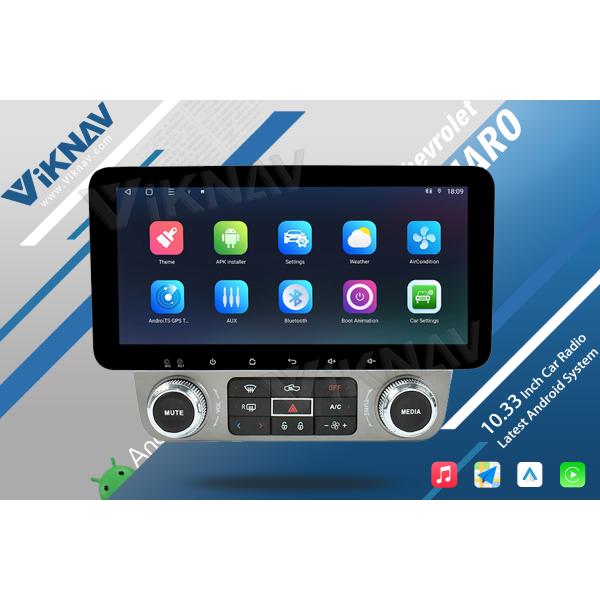 VIKNAV Touch Screen Android Car Radio For Chevrolet Camaro 2010-2015 Upgrade Wireless Carplay Android Auto GPS Navigation
