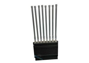 China 8 Channels 160w Mobile Phone Signal Jammer Block 2G 3G 4G WiFi GPS Signals on sale