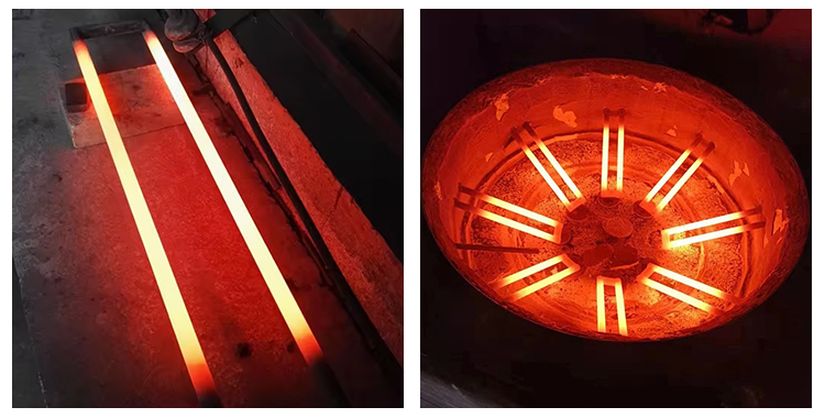 High Temperature U,W,H,Spiral,Straight Type Silicon Carbide Heating Element Sic Heaters Rod For Sintering Furnace