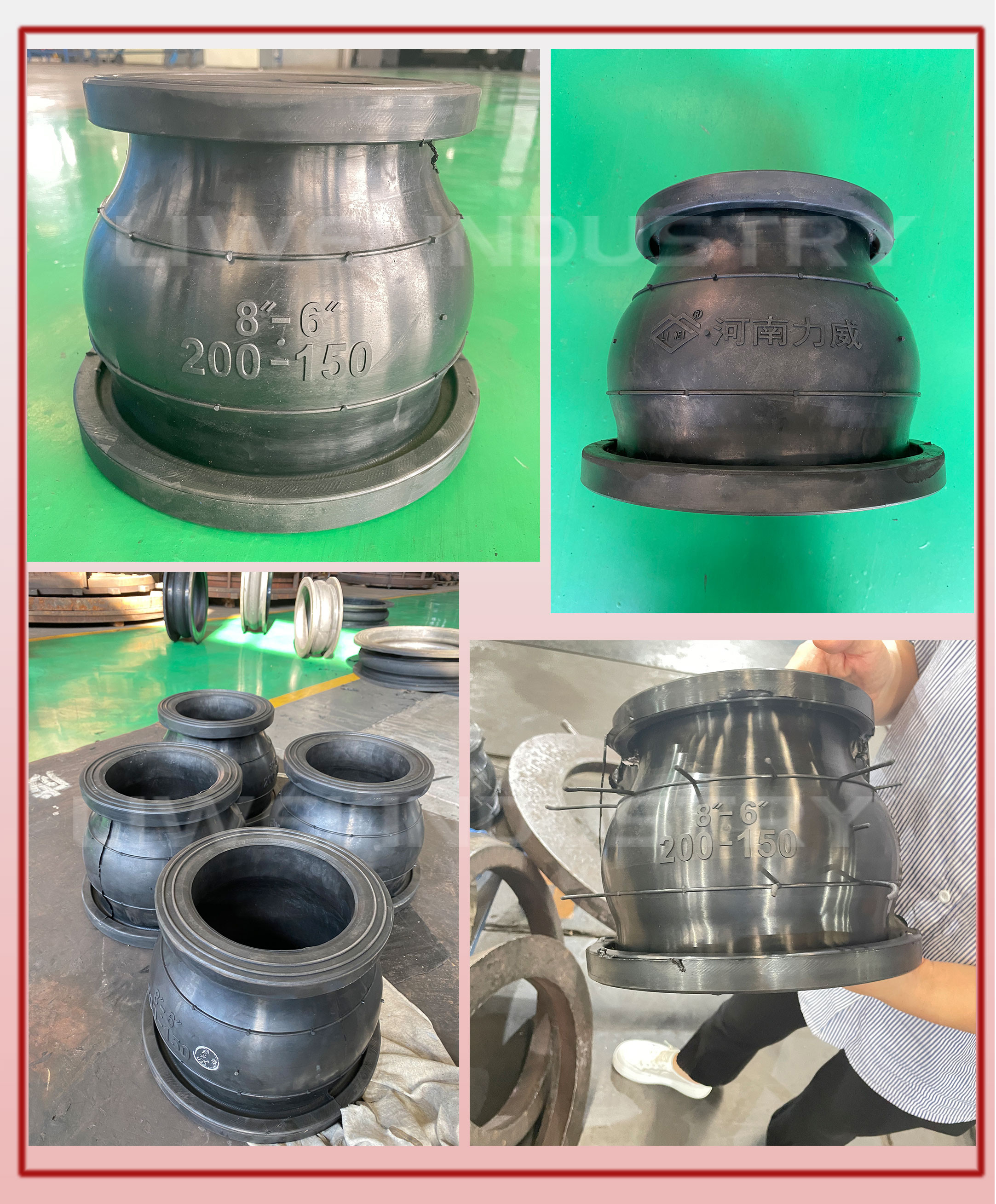 Corrosion Resistant Engineered Rubber Expansion Joint With Free Drawings