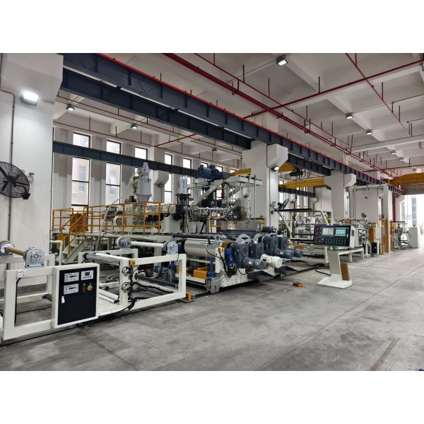 Shoe Toe Cap Composite Sheet Extruder With Nonwoven Lamination
