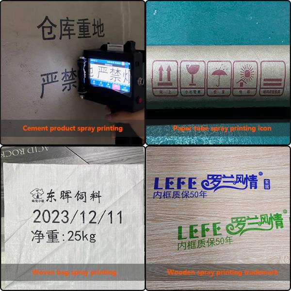 5 Cm Portable Handheld Inkjet Printer With Printing Accuracy Of 150-600 Dpi