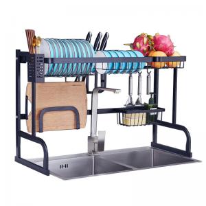China 40KG Limit Drain Storage Rack 304 Above Stainless Steel Sink Or Bowl Chopsticks And Kitchenware wholesale