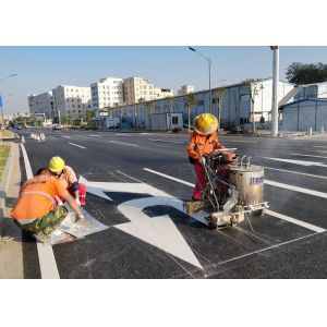 China Self Propelled Auto Road Line Thermoplastic Road Marking Machine on sale