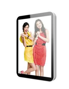 China 15&quot; 17&quot; 42&quot; Vertical Stand Alone LCD Display Advertising Aluminium Frame , PAL NTSC wholesale