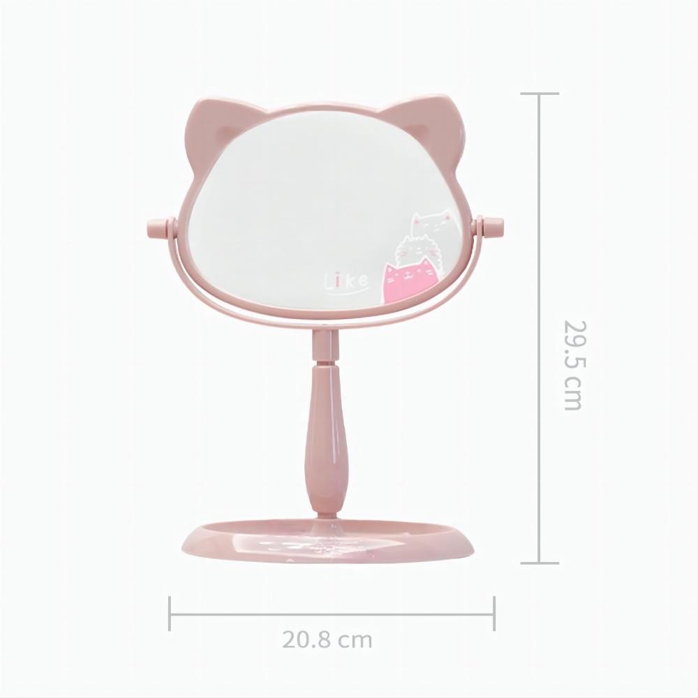 Affordable Makeup Mirror with Built-In Storage for Beauty Essentials