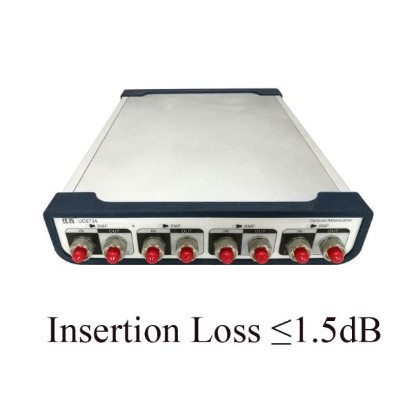 Quality 4Ch Variable Optical Attenuator With Power Control Insertion Loss ≤1.5dB for sale