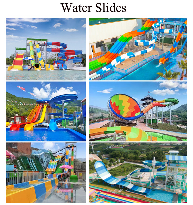 Spiral Water Slide For Amusement Park Fiberglass Equipment For Family Fun Customizable Size