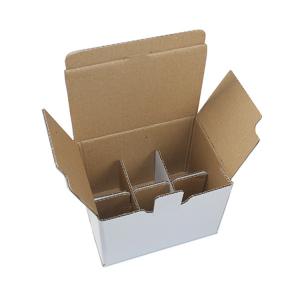 China OEM Moving 6 Bottle Cardboard Wine Boxes 1-3mm Deviation on sale