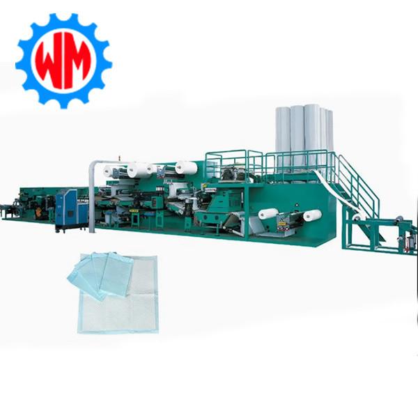 Quality Customized High Speed Underpad Manufacturing Machine Auto Stacker Easy Operation for sale