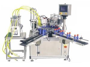 China Multi Nozzles Cam Driver Rotary Capping Machine , 15BPM Plastic Capping Machine wholesale