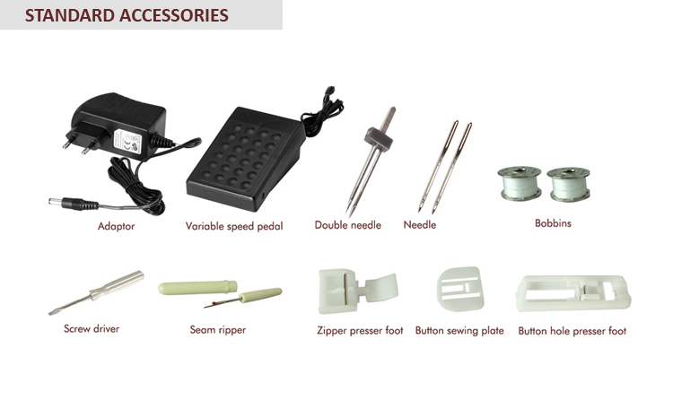 Get 42 Types Stitch Pattern Zig Zag Sewing Machine Works from After Service Included