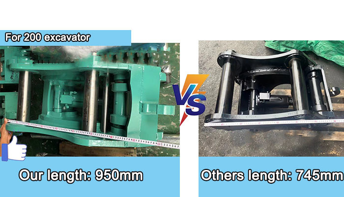 High Effective quick hitch excavator tilting quick hitch hydraulic quick hitch coupler quick coupler hitch for cat