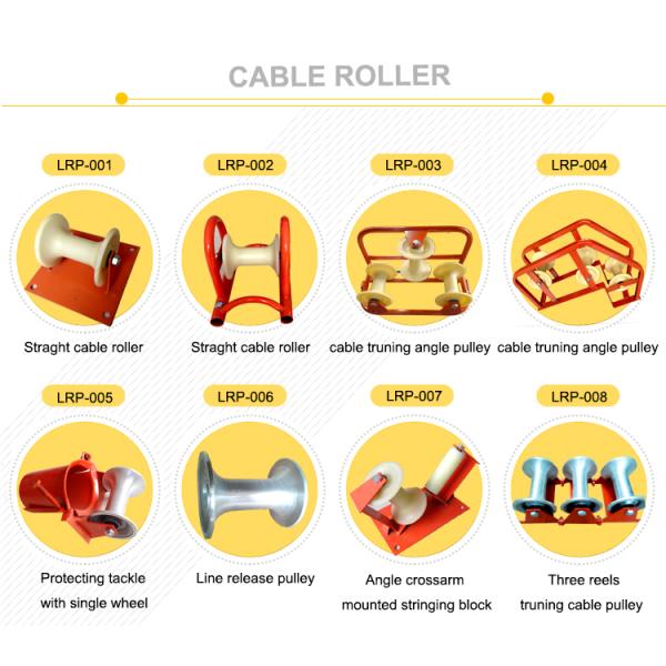 Underground Cable Tools Ground Cable Pulley Wheel Straight Cable Roller