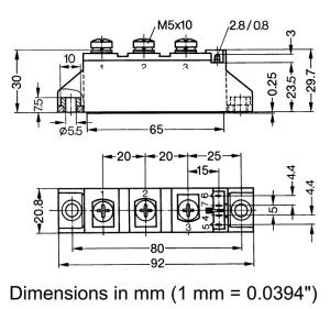 China IGBT Power Module VMK165-007T Dual Power MOSFET Module IXYS IGBT Power Module on sale