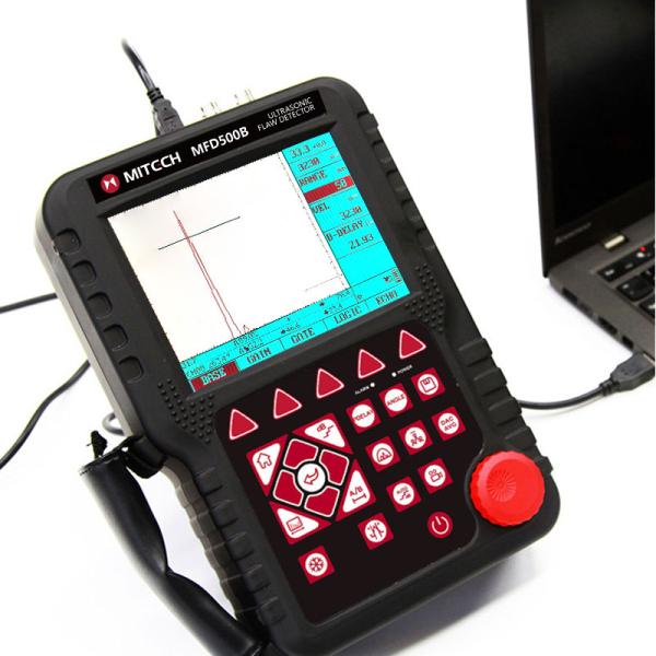 Quality Wide Range Ultrasonic Flaw Detector MFD500B With Printer And USB Port Connect To PC for sale