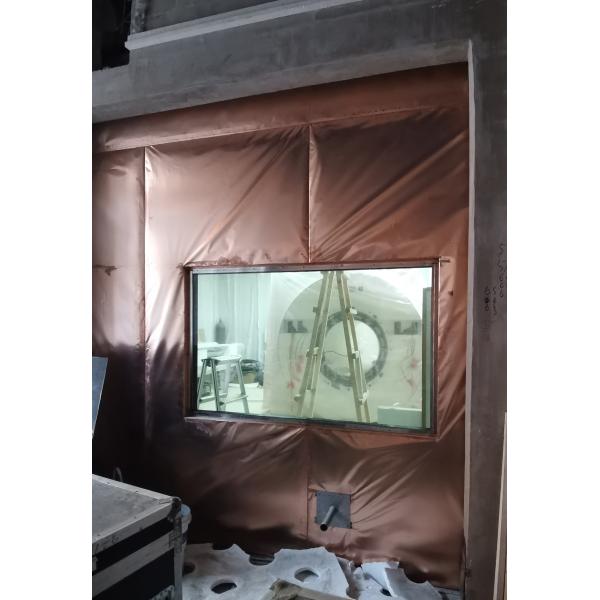 1.2 X 0.9M Radiation Protection Shielding Window Black Copper 5mm
