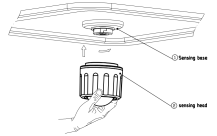12Vdc PIR Casambi Network Dimmable Sensor With 12m Max Mounting Height For LED Batten