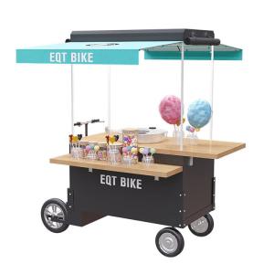 China DC12V R134a Stainless Steel 125L 500KG Bike Food Cart wholesale