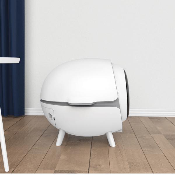 Quality Remote Control Cat Smart Toilet Quite Anti Pinch Intelligent Litter Box for sale