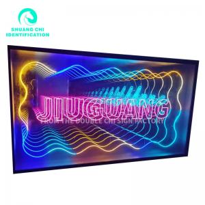 China Durable Metal Frame Custom Infinity 3D Mirror Neon Dance Floor for DJ Disco Party wholesale