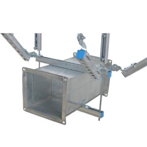 2000pcs/Hr 15KW Automatic Roll Forming Machine Touch Screen Seismic Support Bracket Machine