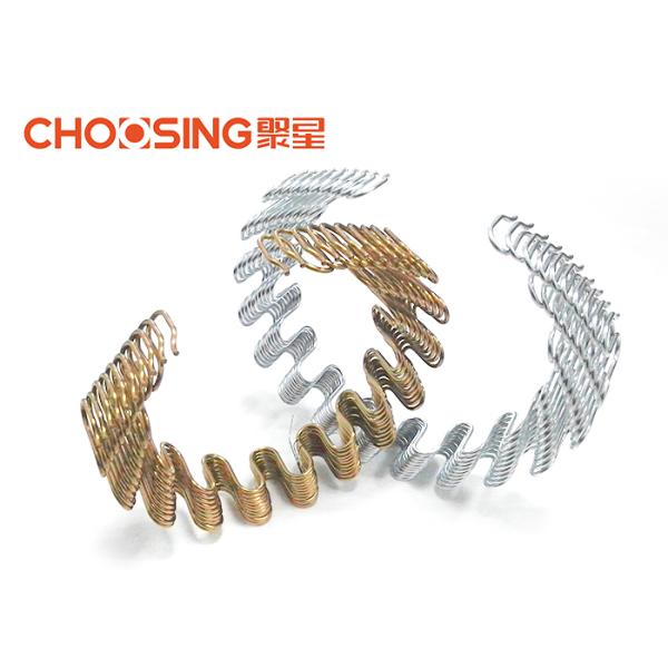 Round Shape 8 Gauge Upholstery Zig Zag Springs Sinuous S Springs Sofa Upholstery Replacement Springs