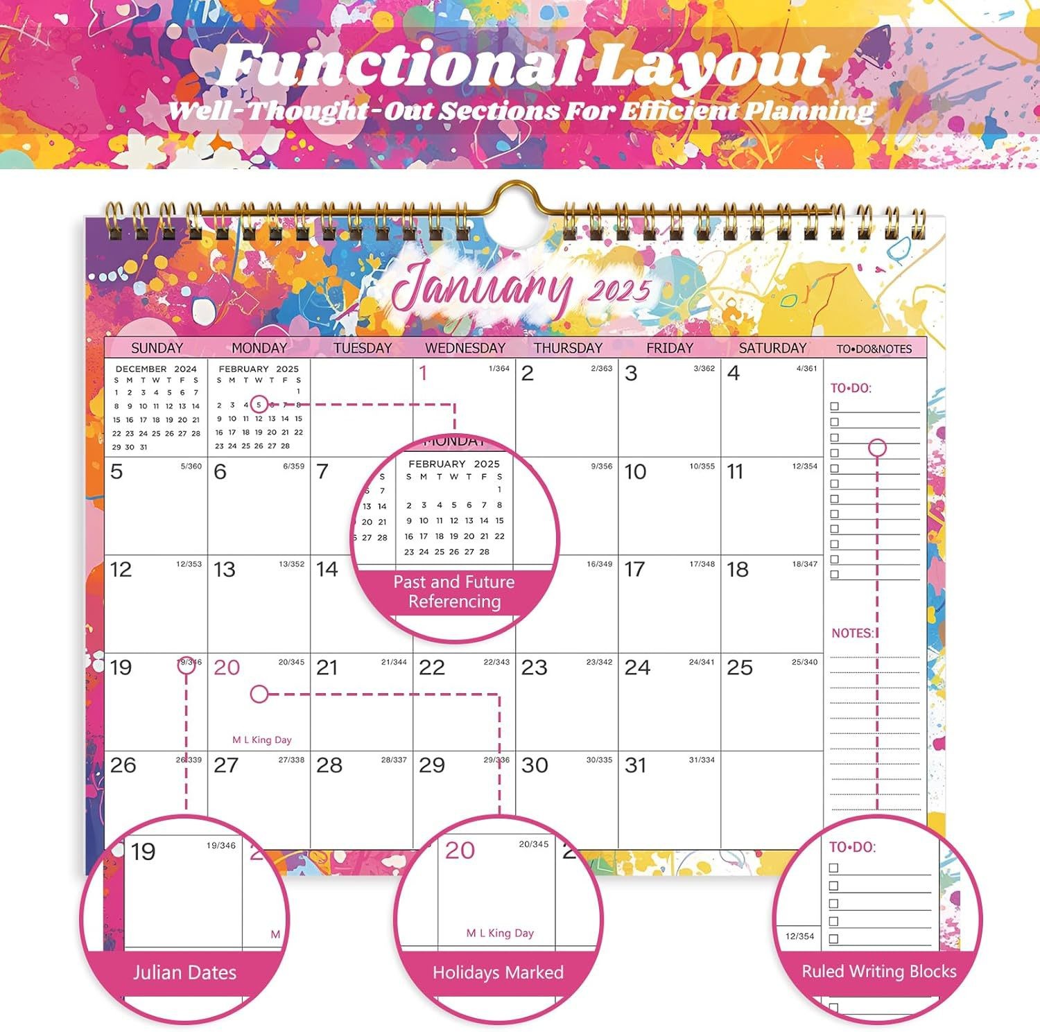 Full Color Business Branded Custom Desk Calendars for Personalization and Branding