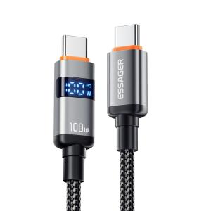 China Braid Shielding USB C To C Charging Cable 100W 1m 2m ES-X61 Series wholesale