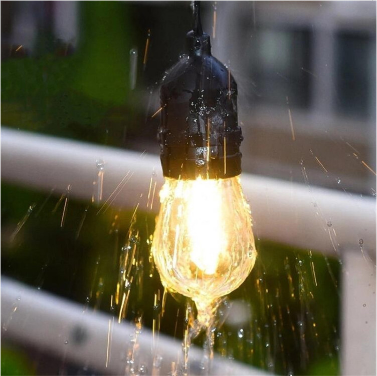 B22 E26 LED String Bulb Lights 1W Filament Lamp Amber Edison Bulb