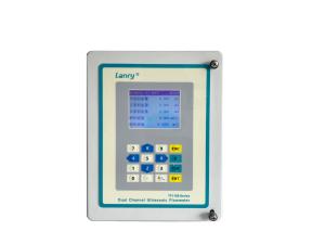 China double channels ultrasonic flow meter clamp on for water ultrasonic flowmeter 4-20mA wholesale