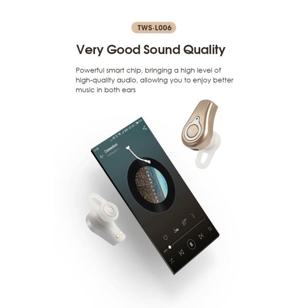 Wireless Mini Bluetooth Headset Ear Plug In-ear Sports Single Ear Bluetooth Headset