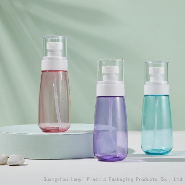 China Transparent Pink 3.38oz 100ml Face Mist Spray Bottle wholesale