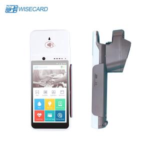 China Android 7.0 Biometric POS Terminal , Portable POS Machine With Printer Built In Battery wholesale