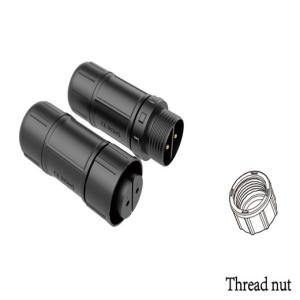 China Screw Less Type Waterproof Male Female Connector 25A Max Soldering / Screw Fitting wholesale