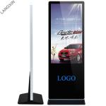 Lobby Floor Standing Interactive Digital Signage Display Customized Logo