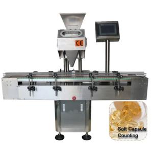 China Automatic Bottle Capsule Counting Machine With PLC Control 50 Bottles/Min wholesale