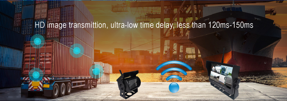Wifi Camera IR 15-20 Meter Wireless 4CH 7 Inch Monitor Kit With Rechargeable Battery Pack