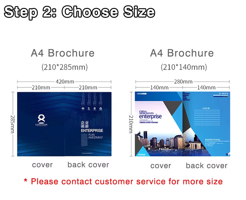 custom folded leaflet brochure printing duplex board brochure printing offset paper brochure printing