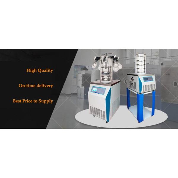 LGJ-12 0.12M2 Mini Vacuum Benchtop Freeze Dryer Lab Lyophilizer Real Time Alarm Display