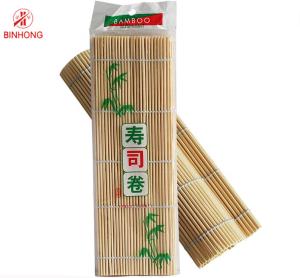Multifunctional ISO9001 24cm*24cm Bamboo Mat For Sushi