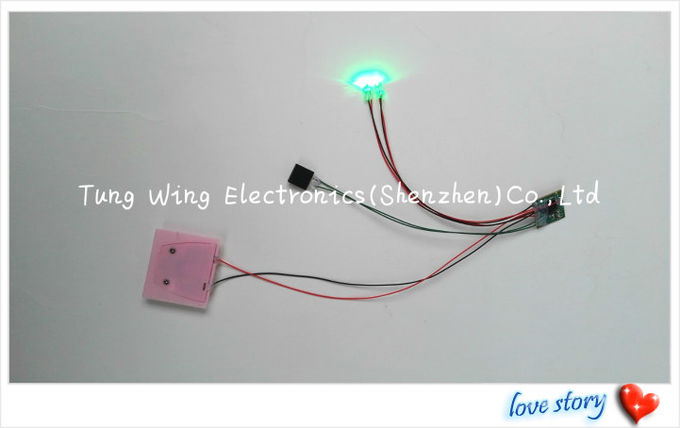2 Colorful LED And 1 Button Flashing LED Module with Beautiful Lights 4