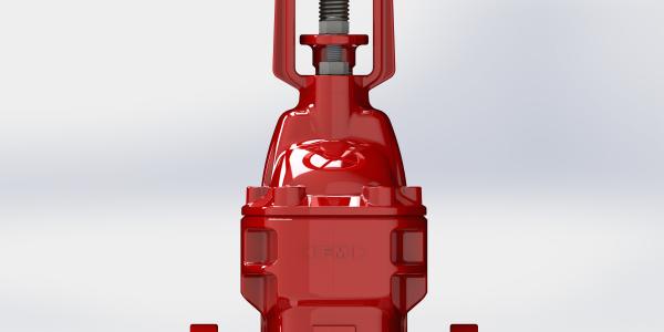 Quality Flange Or Groove Type Non Rising Stem Resilient Seated Valve UL FM Approved for sale