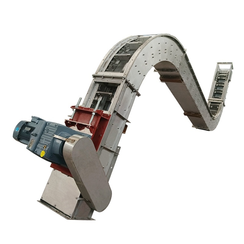 OEM Custom Grain Coal Ash Chip Embedded Scraper Transporter Conveyor