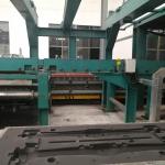 Flask Automatic Moulding Line Customized Dimension Hydraulic Valve PLC Control